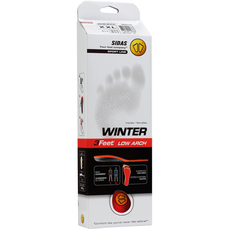 Sidas 3Feet Winter Insoles (3 Arch Heights)- Shop Skis and snow gear online nz - snowscene